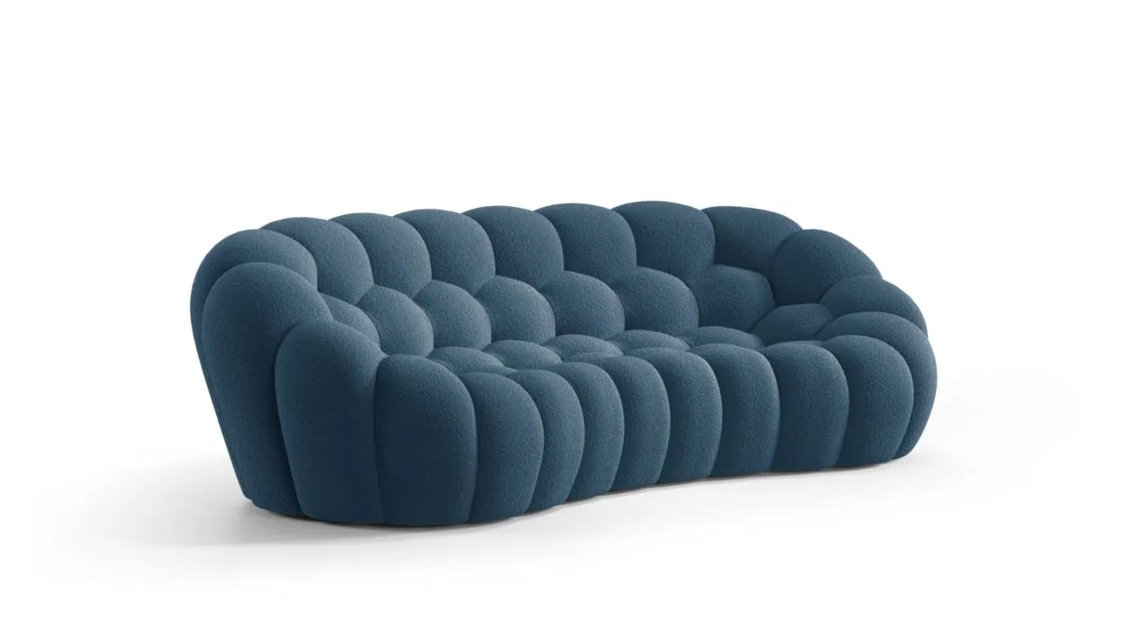 Desmond 4-Seater Fabric Pouffe Sofa
