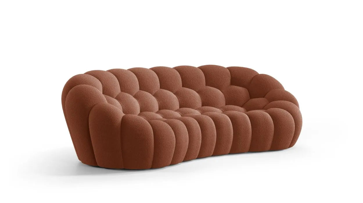 Desmond 4-Seater Fabric Pouffe Sofa