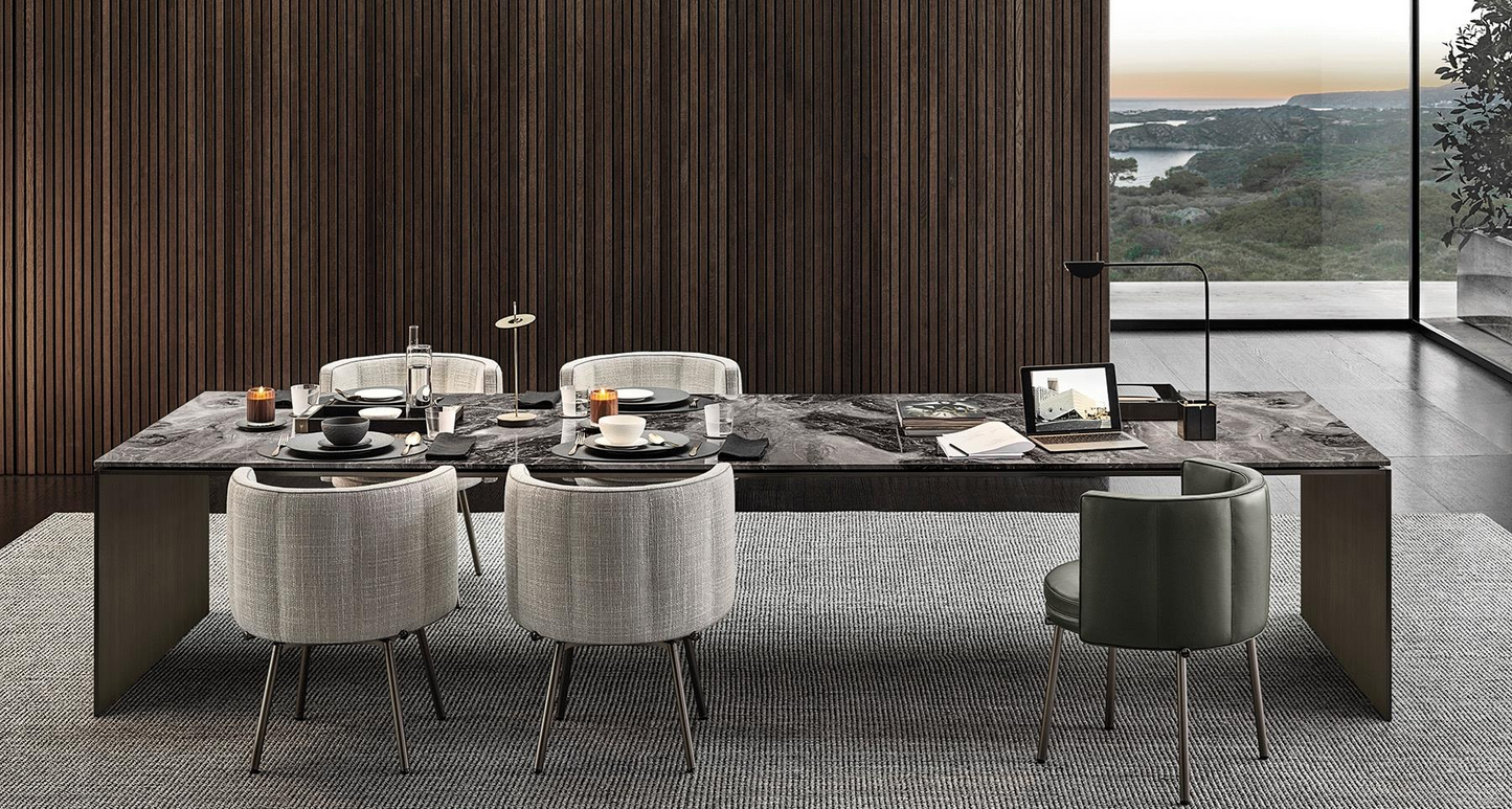 Blanche 12-Seater Marble Dining Table