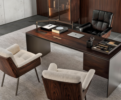 Zyra Fabric Swivel Chair & Footstool Set