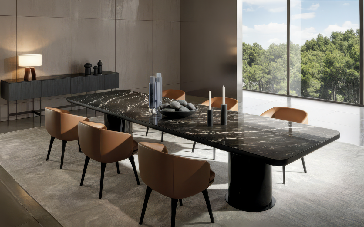 Blake Extendable Table Blake 12-Seater Marble Dining Table – Farrelli