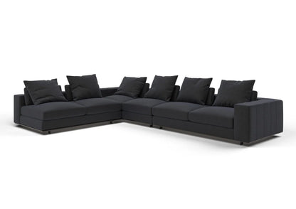 Kai 5-Seater Fabric L-Shaped Sofa