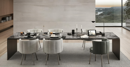 Blanche 12-Seater Marble Dining Table