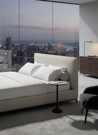 Chester Fabric Bed with Padded Headboard