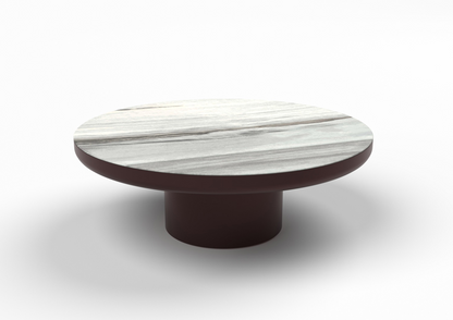 Ash Marble 120cm Round Coffee Table
