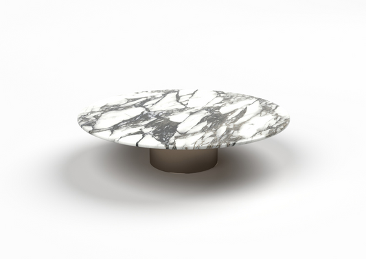 Aoi Marble 120cm Round Coffee Table