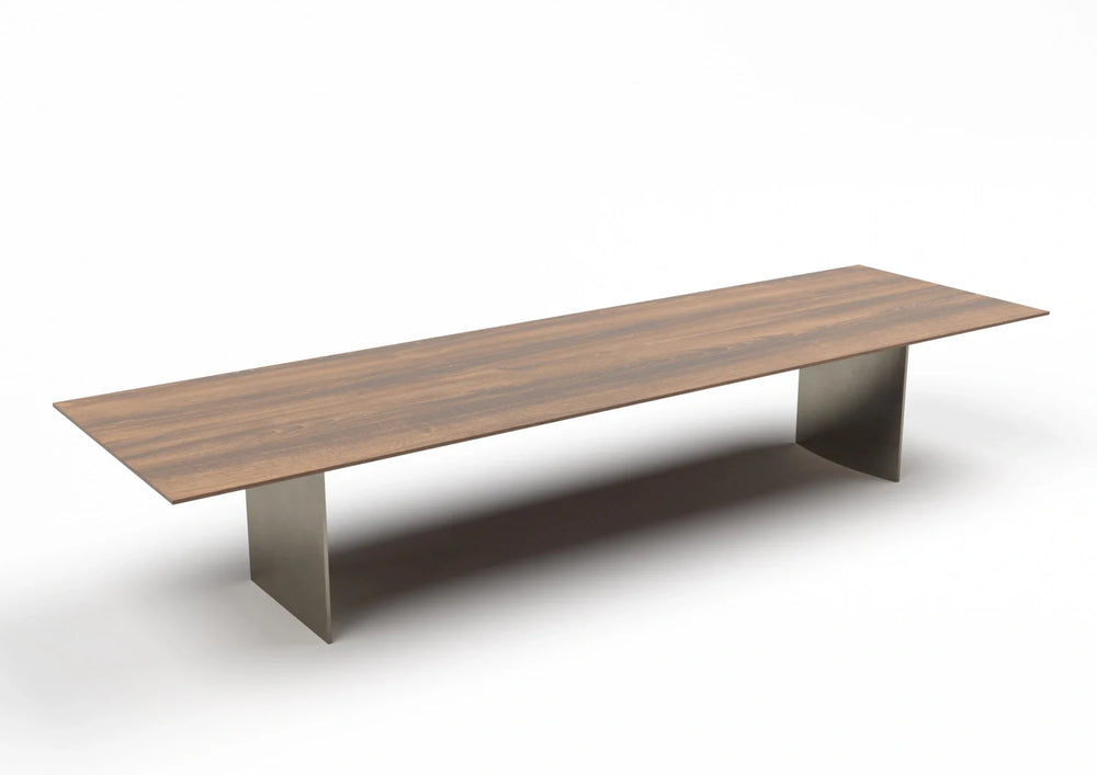 Bismuth 10-Seater Wooden Dining Table