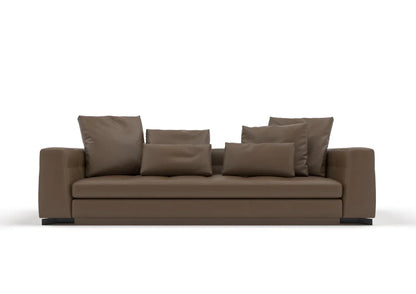 Trent 2-Seater Leather Upholstered Sofa