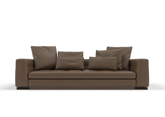 Trent 2-Seater Leather Upholstered Sofa