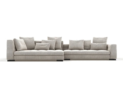 Glen 3-Seater Fabric Sofa with Left Chaise