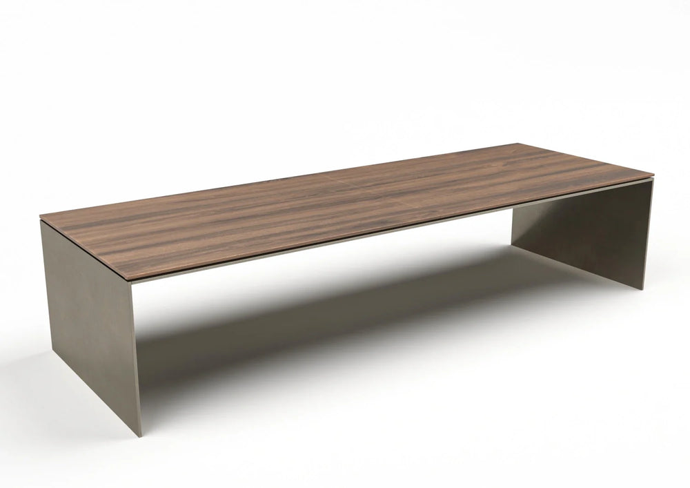 Bomber 12-Seater Wooden Dining Table