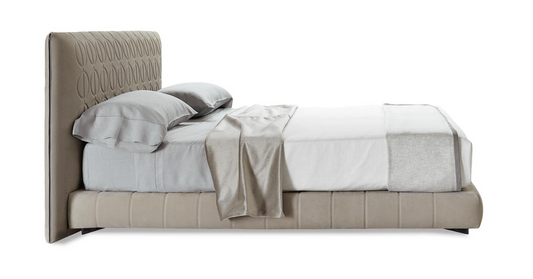 Borland Fabric Bed with Padded Headboard