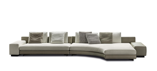 Tace 4-Seater Fabric Modular Sofa with Chaise