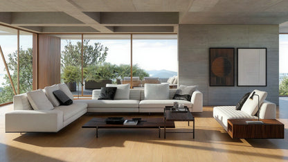 Grunt 5-Seater Cow Leather Sectional Sofa