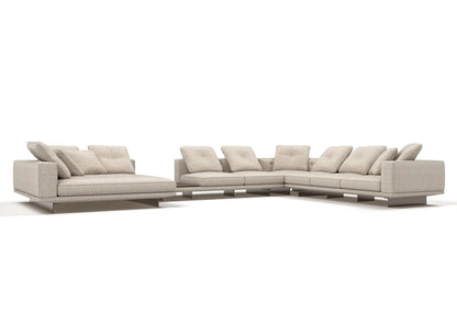 Conor 6-Seater Fabric Chaise Lounge Set