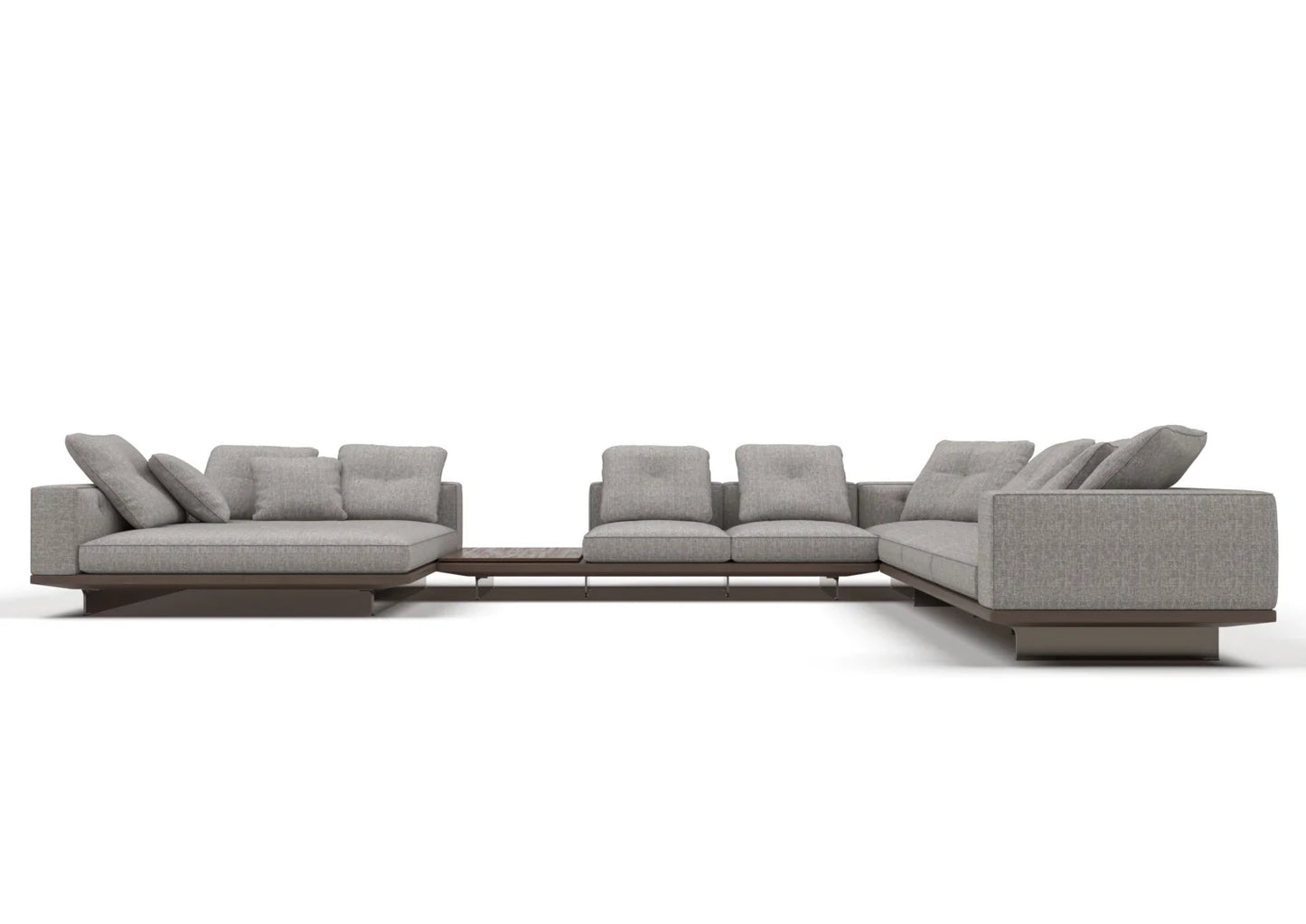 Conor 6-Seater Fabric Chaise Lounge Set