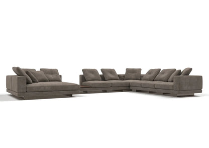 Conor 6-Seater Fabric Chaise Lounge Set
