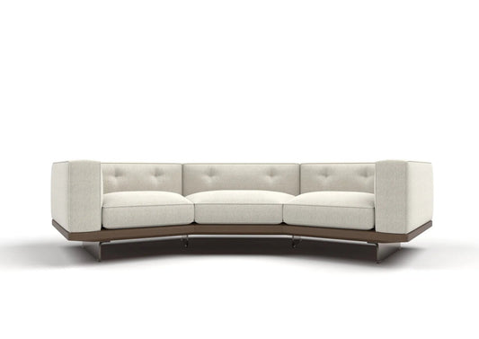 Elvin 3-Seater Fabric Curved Modular Sofa