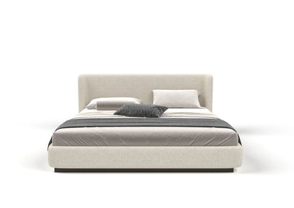Emman Fabric Bed with Padded Headboard