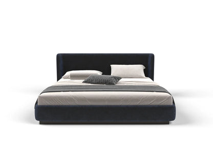Emman Fabric Bed with Padded Headboard