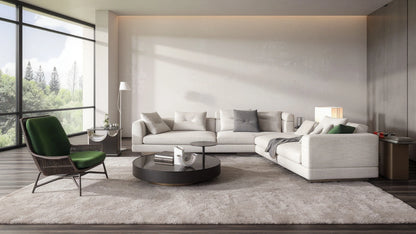 Bastian 6-Seater Fabric V-Shaped Corner Sofa
