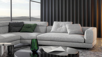 Sinclair 5-Seater Fabric Modular L-Shaped Sofa