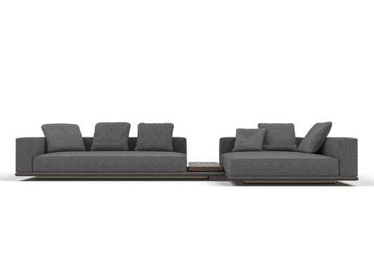 Dante 3-Seater Fabric Modular Sofa with Console Table