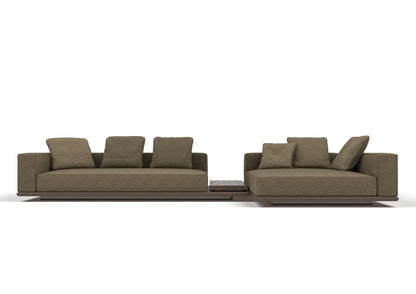Dante 3-Seater Fabric Modular Sofa with Console Table