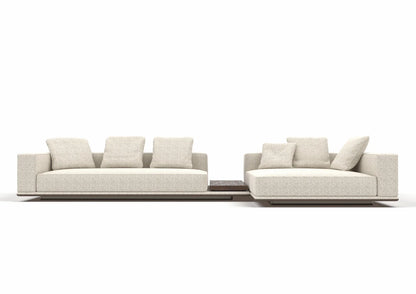 Dante 3-Seater Fabric Modular Sofa with Console Table