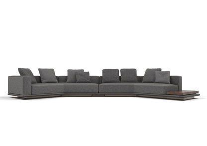 Digby 7-Seater Fabric Curved Sectional Sofa