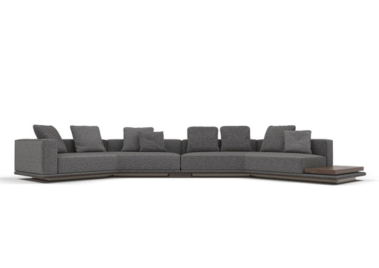 Digby 7-Seater Fabric Curved Sectional Sofa