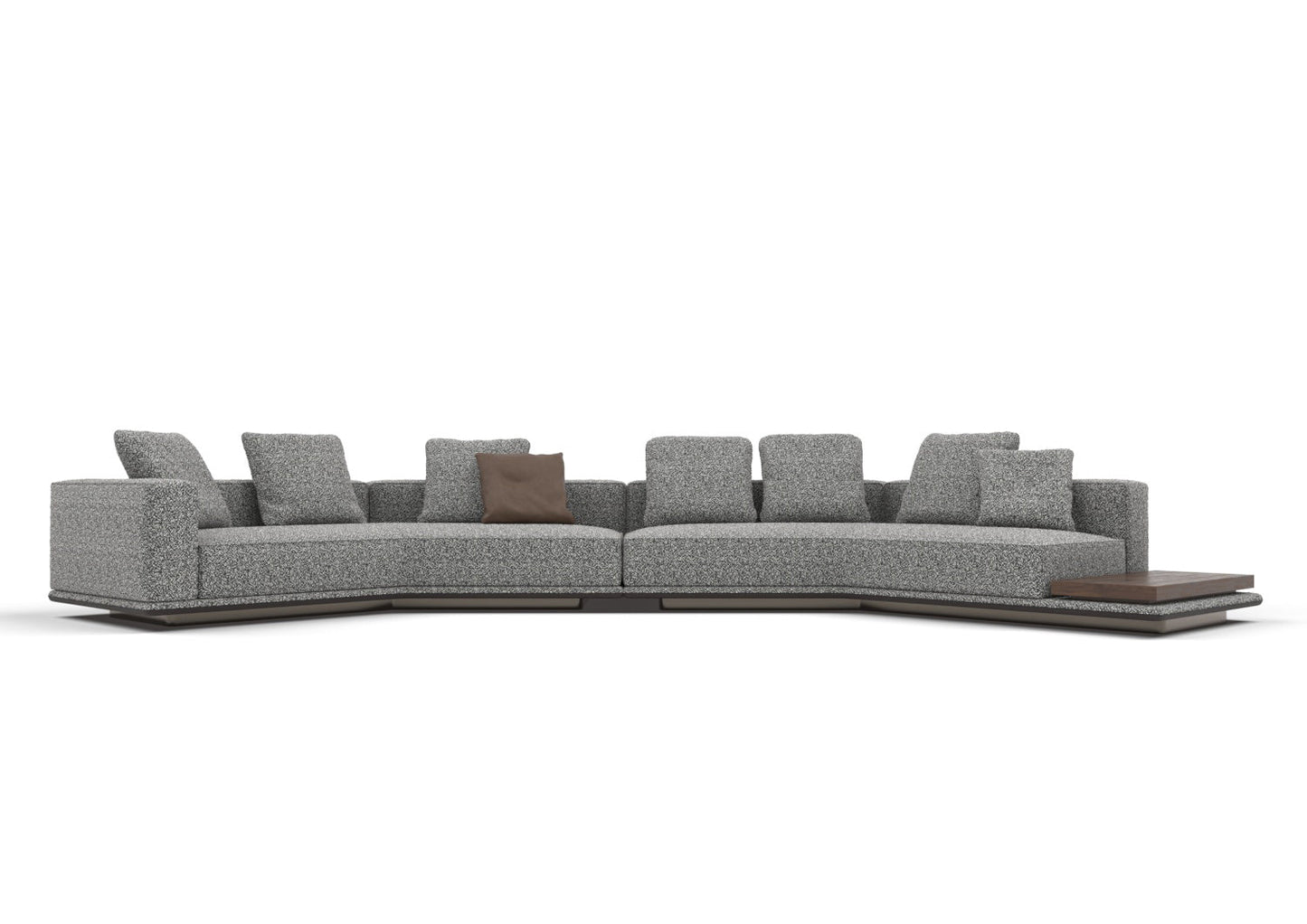 Digby 7-Seater Fabric Curved Sectional Sofa