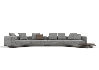 Digby 7-Seater Fabric Curved Sectional Sofa