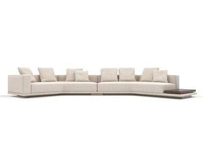 Digby 7-Seater Fabric Curved Sectional Sofa
