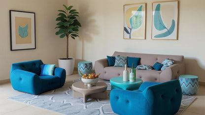 Noah 3-Seater Fabric Outdoor Sofa