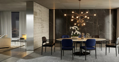 Killian 8-Seater Marble Top Dining Table