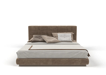 Cosmo Fabric Platform Bed with Single Headboard