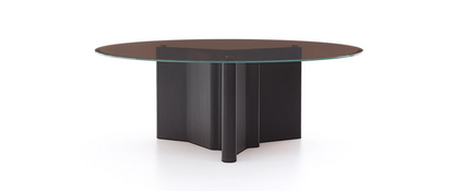 Montie 8-Seater Glass Top Dining Table