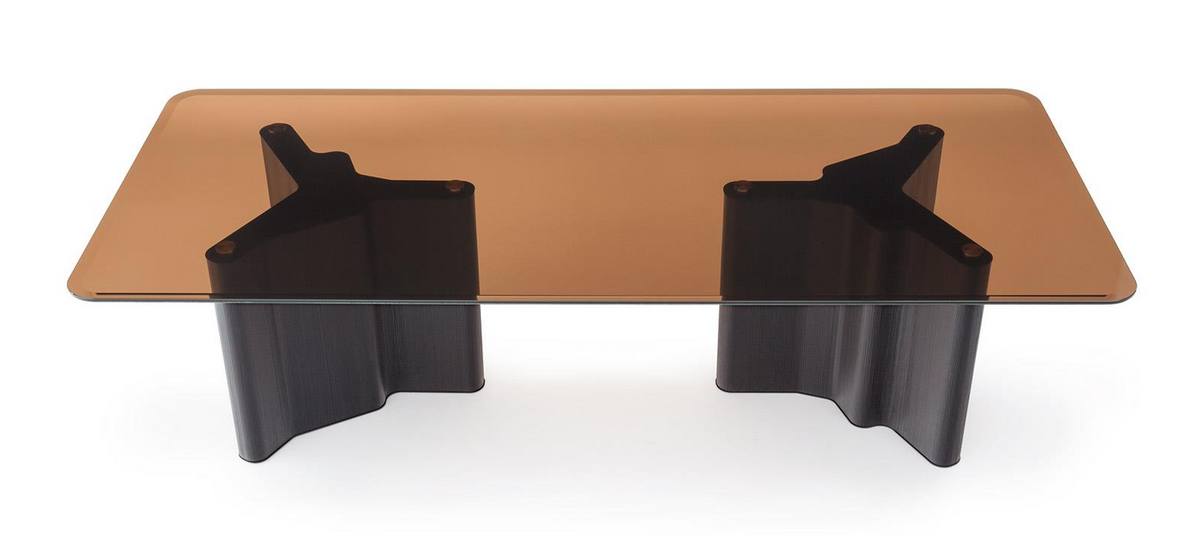 Meero 12-Seater Glass Top Dining Table