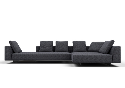 Galen 3-Seater Fabric Sofa with Chaise