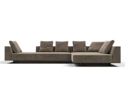 Galen 3-Seater Fabric Sofa with Chaise