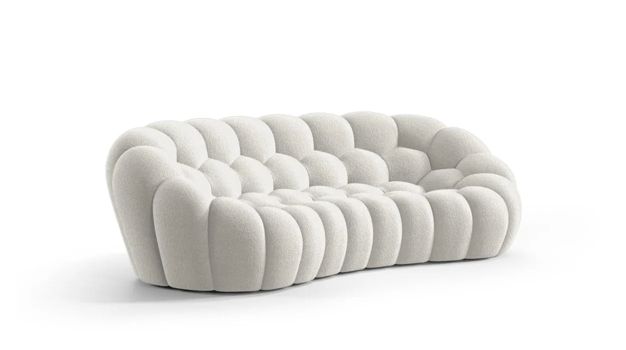 Desmond 4-Seater Fabric Pouffe Sofa