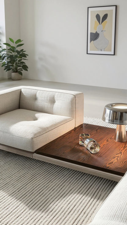 Conor 6-Seater Fabric Chaise Lounge Set