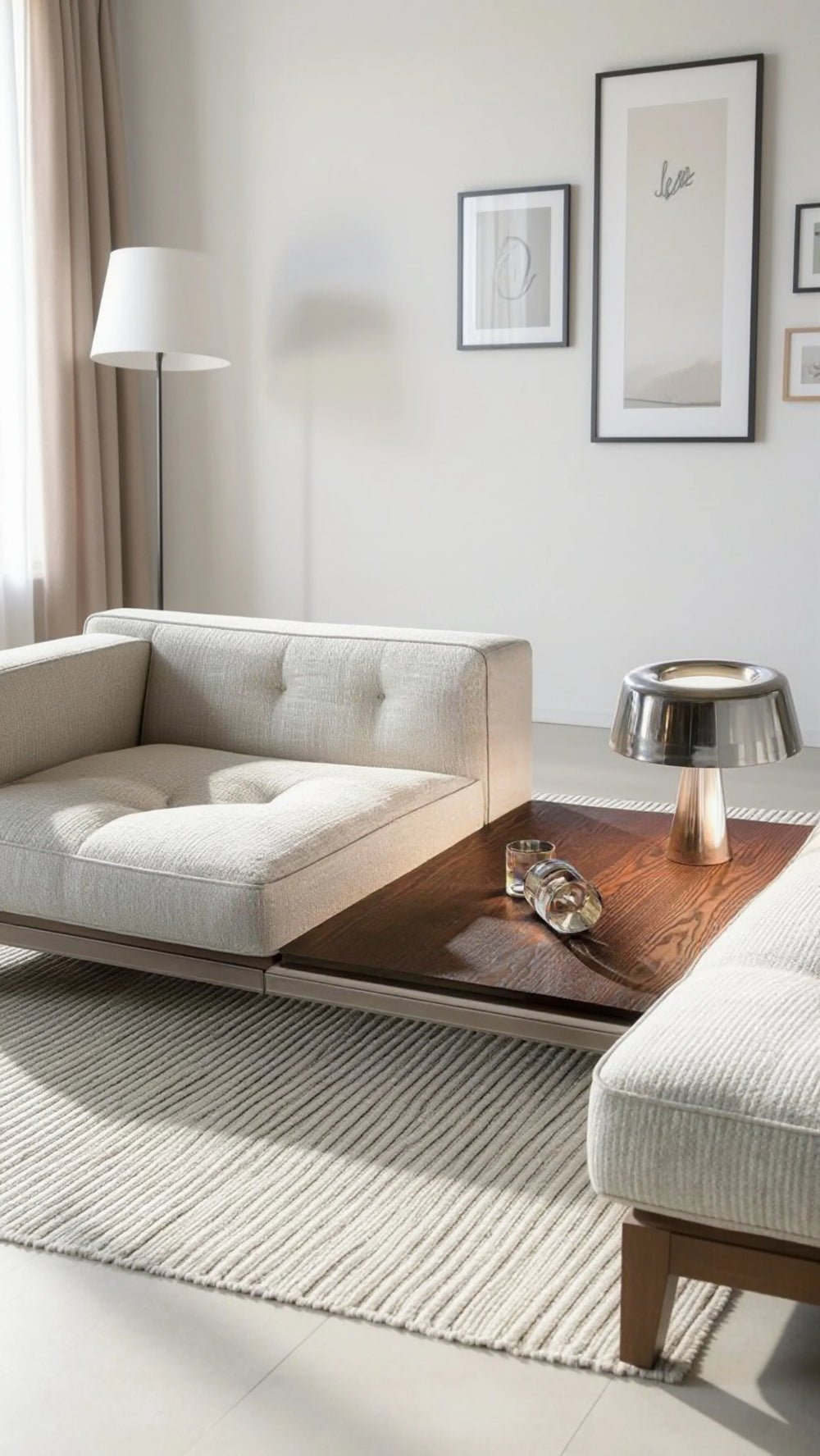 Conor 6-Seater Fabric Chaise Lounge Set