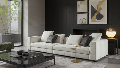 Trent 2-Seater Leather Upholstered Sofa