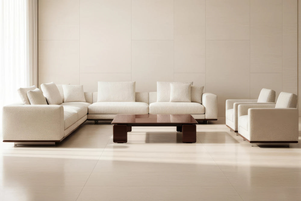 Valene Wood Lacquered Coffee Table