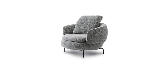 Cade Fabric Lounge Armchair