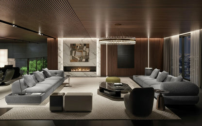 Xael 6-Seater Fabric Sofa