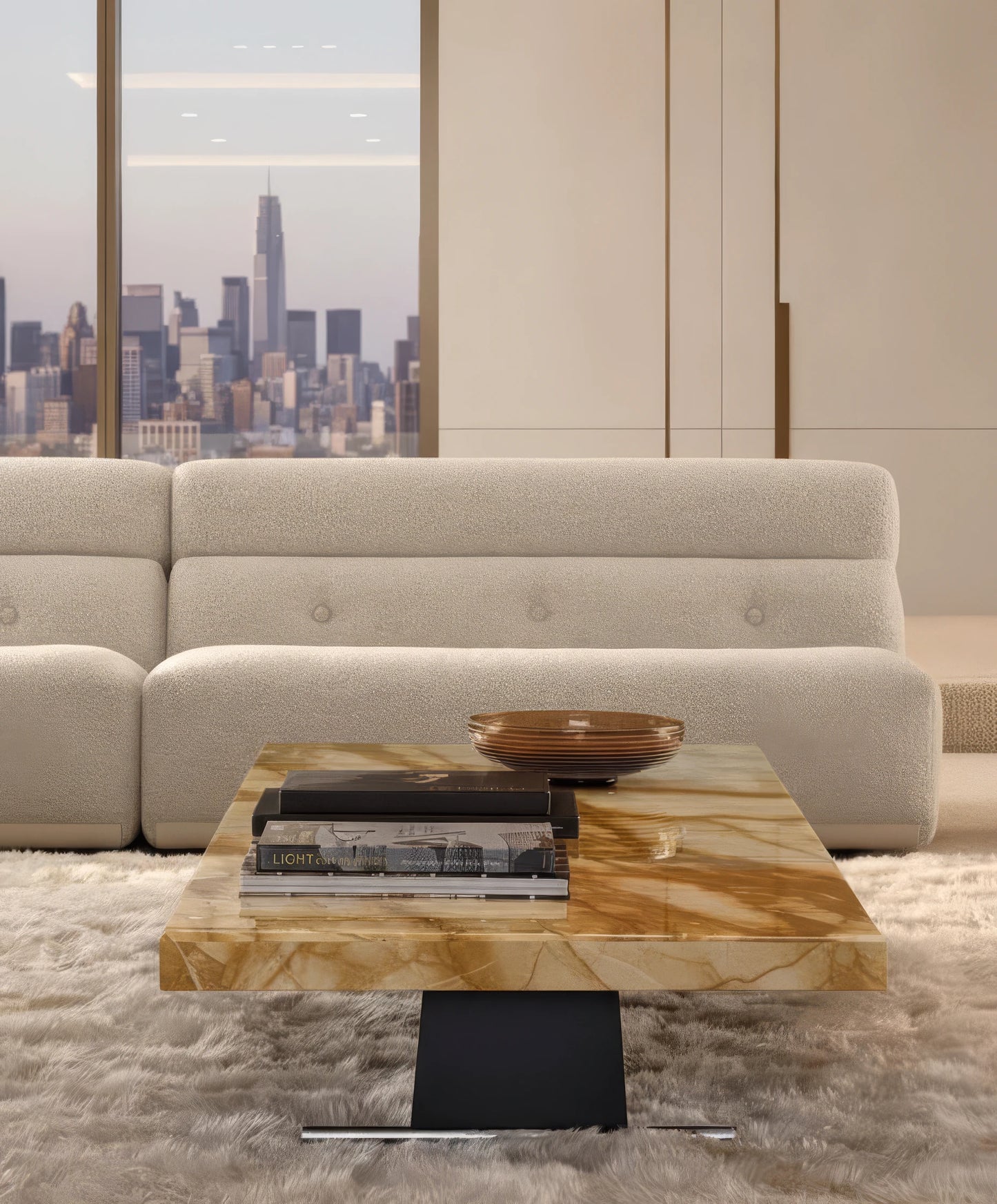 Yaser Marble Coffee Table