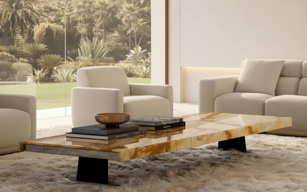 Yeriel Wood Coffee Table